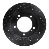 R1 Concepts 91-98 Chevrolet Tracker Front Right Drilled & Slotted Black Brake Rotor by R1 Concepts RNC-633-47059R