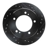 R1 Concepts 91-98 Chevrolet Tracker Front Right Drilled & Slotted Black Brake Rotor by R1 Concepts RNC-633-47059R