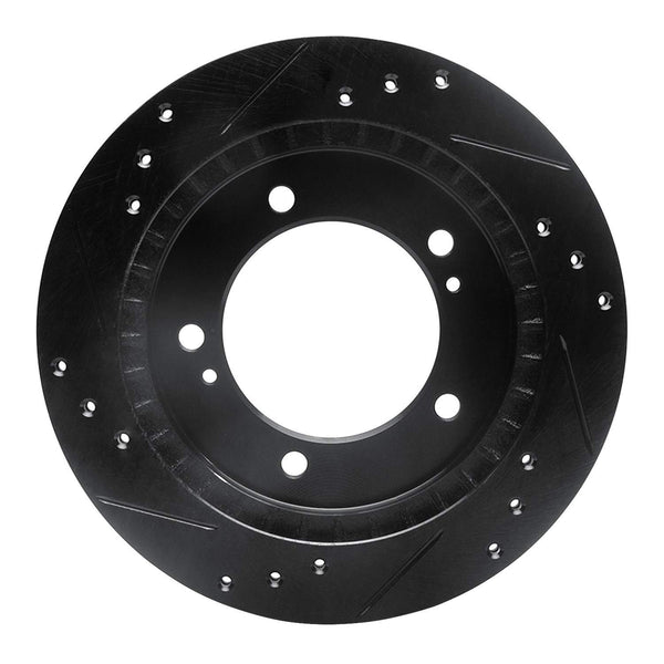 R1 Concepts 99-04 Chevrolet Tracker Front Right Drilled & Slotted Black ...