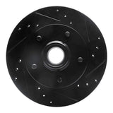 R1 Concepts 1982-1995 Buick Regal Front Right Drilled & Slotted Black Brake Rotor by R1 Concepts RNC-633-47062R