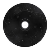 R1 Concepts 69-96 Buick Riviera Front Left Drilled & Slotted Black Brake Rotor by R1 Concepts RNC-633-47065L