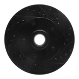 R1 Concepts 69-96 Buick Estate Wagon Front Right Drilled & Slotted Black Brake Rotor by R1 Concepts RNC-633-47065R