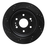 R1 Concepts 19-25 Cadillac Escalade ESV Rear Right Drilled & Slotted Black Brake Rotor by R1 Concepts RNC-633-47081R