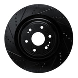 R1 Concepts 19-25 Cadillac Escalade Front Left Drilled & Slotted Black Brake Rotor by R1 Concepts RNC-633-47086L