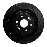 R1 Concepts 19-25 Cadillac Escalade ESV Front Right Drilled & Slotted Black Brake Rotor by R1 Concepts RNC-633-47086R