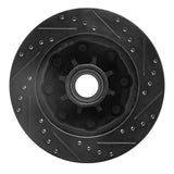 R1 Concepts 71-95 Chevrolet P20 Front Left Drilled & Slotted Black Brake Rotor by R1 Concepts RNC-633-48004L
