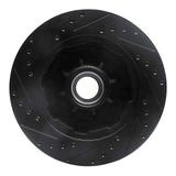 R1 Concepts 71-95 Chevrolet C20 Pickup Front Right Drilled & Slotted Black Brake Rotor by R1 Concepts RNC-633-48004R