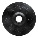 R1 Concepts 71-95 Chevrolet C20 Pickup Front Right Drilled & Slotted Black Brake Rotor by R1 Concepts RNC-633-48004R