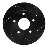 R1 Concepts 79-98 Buick Riviera Rear/Front Right Drilled & Slotted Black Brake Rotor by R1 Concepts RNC-633-48005R