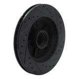 R1 Concepts 88-91 Chevrolet C1500 Front Left Drilled & Slotted Black Brake Rotor by R1 Concepts RNC-633-48009L