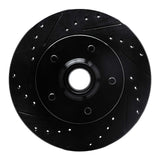 R1 Concepts 88-91 Chevrolet C1500 Front Left Drilled & Slotted Black Brake Rotor by R1 Concepts RNC-633-48009L