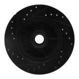 R1 Concepts 88-91 Chevrolet C1500 Front Right Drilled & Slotted Black Brake Rotor by R1 Concepts RNC-633-48009R