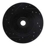R1 Concepts 88-94 Chevrolet C1500 Front Right Drilled & Slotted Black Brake Rotor by R1 Concepts RNC-633-48010R