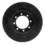 R1 Concepts 76-96 Chevrolet C3500 Front Right Drilled & Slotted Black Brake Rotor by R1 Concepts RNC-633-48014R