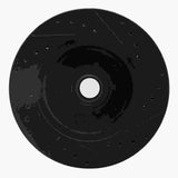 R1 Concepts 1990-2002 Chevrolet Astro Front Left Drilled & Slotted Black Brake Rotor by R1 Concepts RNC-633-48015L
