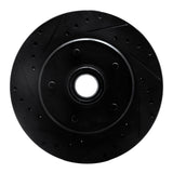 R1 Concepts 1990-2002 Chevrolet Astro Front Left Drilled & Slotted Black Brake Rotor by R1 Concepts RNC-633-48015L