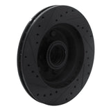 R1 Concepts 90-02 Chevrolet ASTRO Front Right Drilled & Slotted Black Brake Rotor by R1 Concepts RNC-633-48015R