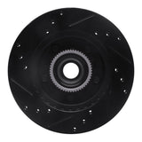 R1 Concepts 91-03 Chevrolet S10 Blazer Front Right Drilled & Slotted Black Brake Rotor by R1 Concepts RNC-633-48016R
