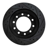 R1 Concepts 90-06 Workhorse P42 Front Left Drilled & Slotted Black Brake Rotor by R1 Concepts RNC-633-48017L