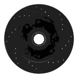 R1 Concepts 93-95 Chevrolet G30 Front Left Drilled & Slotted Black Brake Rotor by R1 Concepts RNC-633-48021L