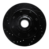 R1 Concepts 93-95 Chevrolet G30 Front Left Drilled & Slotted Black Brake Rotor by R1 Concepts RNC-633-48021L