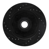 R1 Concepts 93-95 Chevrolet G30 Front Right Drilled & Slotted Black Brake Rotor by R1 Concepts RNC-633-48021R