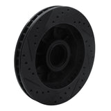 R1 Concepts 92-02 Chevrolet C2500 Front Right Drilled & Slotted Black Brake Rotor by R1 Concepts RNC-633-48023R