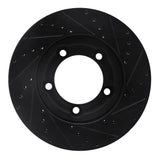 R1 Concepts 94-06 Workhorse 500Lb Gvw) Front Left Drilled & Slotted Black Brake Rotor by R1 Concepts RNC-633-48027L