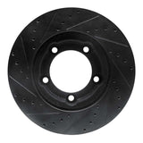 R1 Concepts 94-06 Workhorse P30 Front Right Drilled & Slotted Black Brake Rotor by R1 Concepts RNC-633-48027R