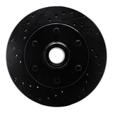 R1 Concepts 94-02 Chevrolet C2500 Front Left Drilled & Slotted Black Brake Rotor by R1 Concepts RNC-633-48031L