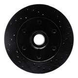 R1 Concepts 94-02 Chevrolet C2500 Front Right Drilled & Slotted Black Brake Rotor by R1 Concepts RNC-633-48031R