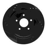 R1 Concepts 97-05 Chevrolet S10 Rear Right Drilled & Slotted Black Brake Rotor by R1 Concepts RNC-633-48032R