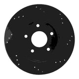 R1 Concepts 98-05 Chevrolet S10 Rear Left Drilled & Slotted Black Brake Rotor by R1 Concepts RNC-633-48035L