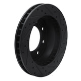 R1 Concepts 99-20 Cadillac DeVille Front Left Drilled & Slotted Black Brake Rotor by R1 Concepts RNC-633-48038L