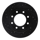 R1 Concepts 99-20 Cadillac DeVille Front Right Drilled & Slotted Black Brake Rotor by R1 Concepts RNC-633-48038R