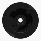 R1 Concepts 01-02 Chevrolet Express 3500 Front Right Drilled & Slotted Black Brake Rotor by R1 Concepts RNC-633-48042R