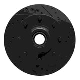 R1 Concepts 01-02 Chevrolet Express 3500 Front Right Drilled & Slotted Black Brake Rotor by R1 Concepts RNC-633-48042R