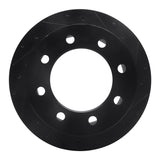 R1 Concepts 01-10 Chevrolet Express 3500 Rear Right Drilled & Slotted Black Brake Rotor by R1 Concepts RNC-633-48043R