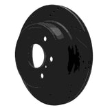 Dynamic Friction 2007-2020 Cadillac Escalade ESV Rear Left Drilled & Slotted Black Brake Rotor by Dynamic Friction Company 633-48053L