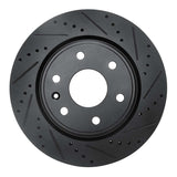 R1 Concepts 07-17 Buick Enclave Front Right Drilled & Slotted Black Brake Rotor by R1 Concepts RNC-633-48054R