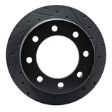 R1 Concepts 09-20 Chevrolet Express 3500 Rear Right Drilled & Slotted Black Brake Rotor by R1 Concepts RNC-633-48056R