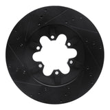R1 Concepts 09-12 Chevrolet Colorado Front Right Drilled & Slotted Black Brake Rotor by R1 Concepts RNC-633-48057R