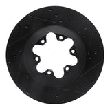 R1 Concepts 09-12 Chevrolet Colorado Front Right Drilled & Slotted Black Brake Rotor by R1 Concepts RNC-633-48057R