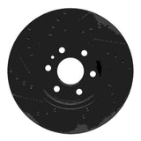 R1 Concepts 15-20 Chevrolet Colorado Front Right Drilled & Slotted Black Brake Rotor by R1 Concepts RNC-633-48062R
