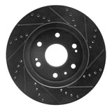 R1 Concepts 09-20 Chevrolet TAHOE Front Left Drilled & Slotted Black Brake Rotor by R1 Concepts RNC-633-48091L