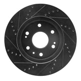 R1 Concepts 09-20 Chevrolet TAHOE Front Right Drilled & Slotted Black Brake Rotor by R1 Concepts RNC-633-48091R