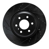 R1 Concepts 11-15 VPG MV-1 Front Left Drilled & Slotted Black Brake Rotor by R1 Concepts RNC-633-49001L