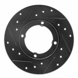 R1 Concepts 85-94 Chevrolet Sprint Front Left Drilled & Slotted Black Brake Rotor by R1 Concepts RNC-633-50001L