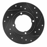 R1 Concepts 85-94 Chevrolet Sprint Front Right Drilled & Slotted Black Brake Rotor by R1 Concepts RNC-633-50001R