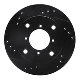 R1 Concepts 89-01 Chevrolet Metro Front Left Drilled & Slotted Black Brake Rotor by R1 Concepts RNC-633-50002L